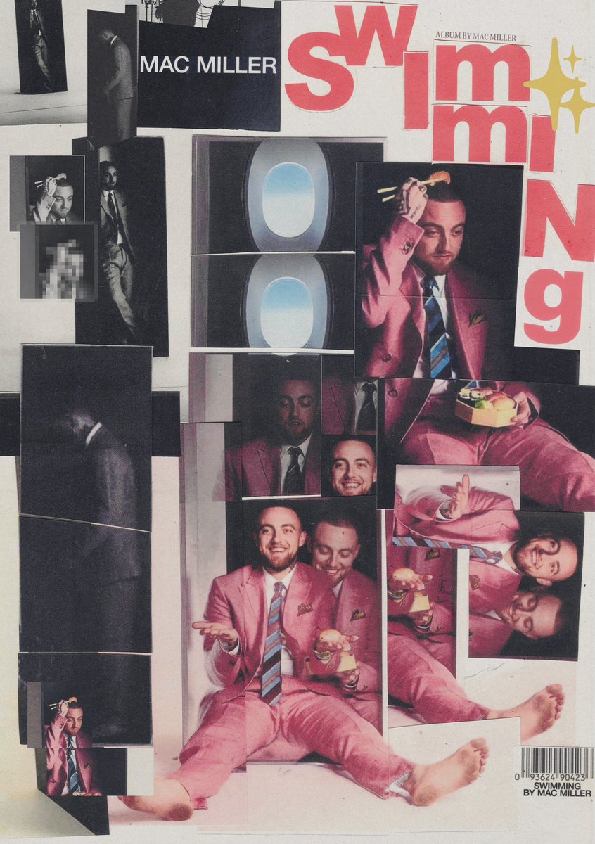 Swimming - Mac Miller / mix media