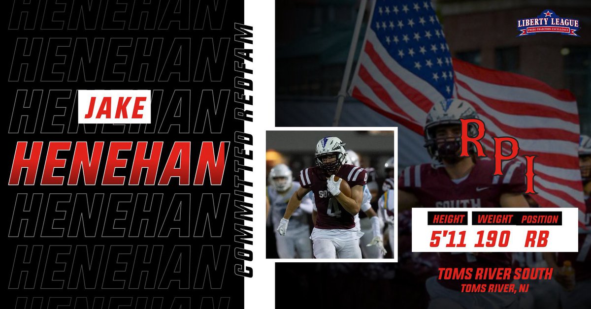 I am blessed to be able to say I will be continuing my football and academic career at <a href="/RPIFootball/">RPI Football</a> .