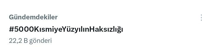 MERYEM BİLGİT (@meryembilgit) on Twitter photo #5000KısmiyeYüzyılınHaksızlığı
#ÇocuğumYokEksikGünlerimiNasılTamamlayacağım?
Hastamı Baktım Baktığım Günler Eksik Primlerime Sayılsın
#4AgeriyeDönükPrimÖdemeHakkıİstiyor
Tüm Mağdurların Mağduriyetlerini Çözün Bitsin Artık Bu Çilemiz
#ADALET
<a href="/RTErdogan/">Recep Tayyip Erdoğan</a> <a href="/eczozgurozel/">Özgür Özel</a> <a href="/cenginyurt52/">Cemal Enginyurt</a> #5000KısmiyeYüzyılınHaksızlığı
#ÇocuğumYokEksikGünlerimiNasılTamamlayacağım?
Hastamı Baktım Baktığım Günler Eksik Primlerime Sayılsın
#4AgeriyeDönükPrimÖdemeHakkıİstiyor
Tüm Mağdurların Mağduriyetlerini Çözün Bitsin Artık Bu Çilemiz
#ADALET
<a href="/RTErdogan/">Recep Tayyip Erdoğan</a> <a href="/eczozgurozel/">Özgür Özel</a> <a href="/cenginyurt52/">Cemal Enginyurt</a>