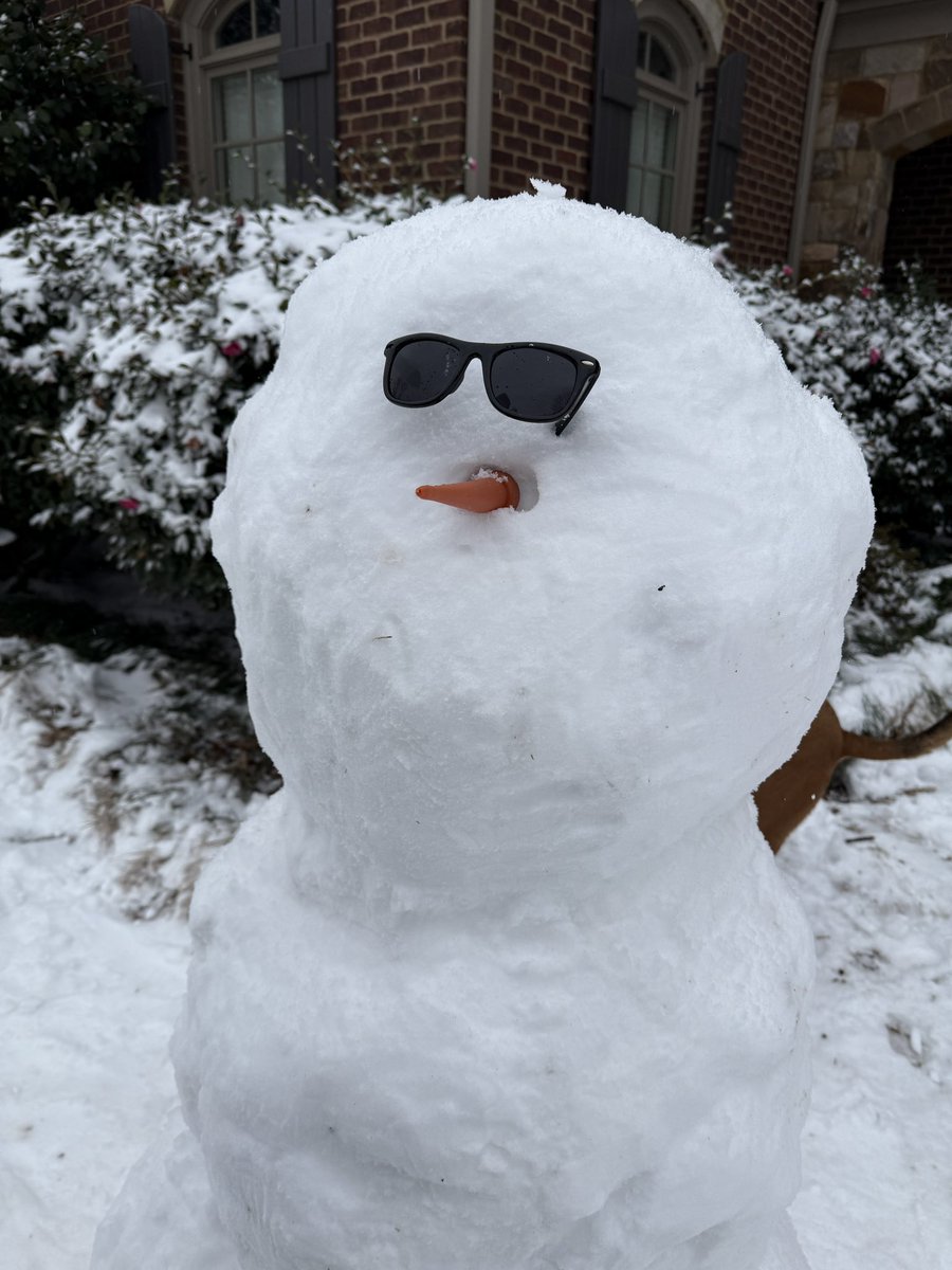HeatherTesch's tweet image. So much fun for us southerners to see snow.