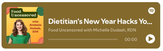 Dietitian's New Year Hacks You Can Actually Stick To.
7 healthy New Year hacks that I or someone close to me have actually been able to stick to for the long haul. #NewYearResolution2025 
podcasts.apple.com/us/podcast/die…