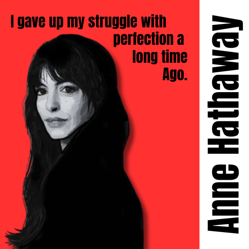 I spent to much time on this but wife requested #AnneHathaway art and I had to add a quote
