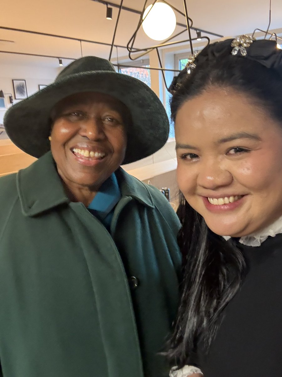 MariaCGasmin's tweet photo. Heart full of hope and inspiration. Massive thanks for the event organised by @NetworkShuri and @HHResourcing @LisaDigiHealth ❤️
One of the many highlights meeting my new courageous HERo Dame Neslyn Watson-Druée. #ShuriDigitalFellow #ShuriNetwork @NHSDigital https://t.co/yHco5VRMC8