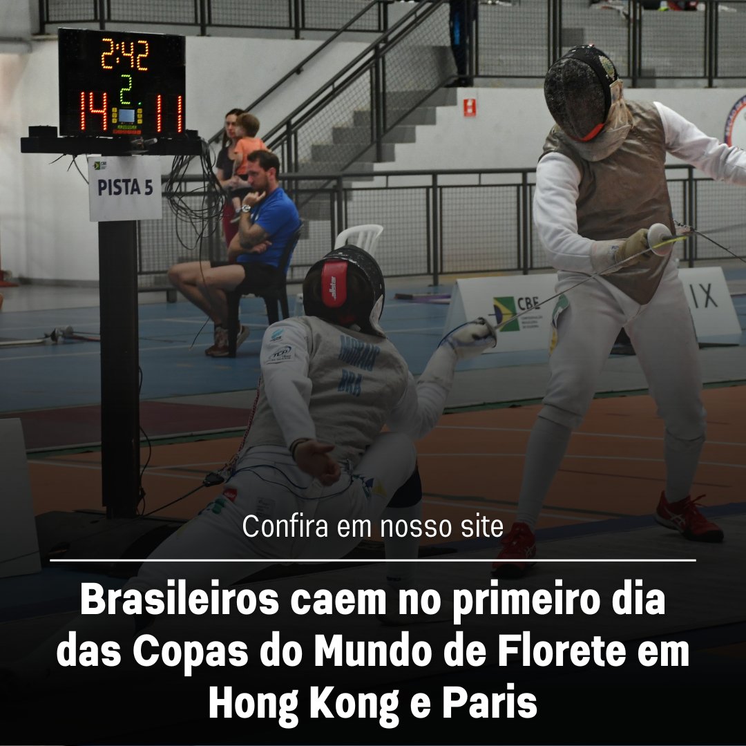 Paulo Morais teve a melhor campanha entre os brasileiros na França; Rafaella Gomes parou no primeiro quadro preliminar da competição asiática: bit.ly/4jctaZG