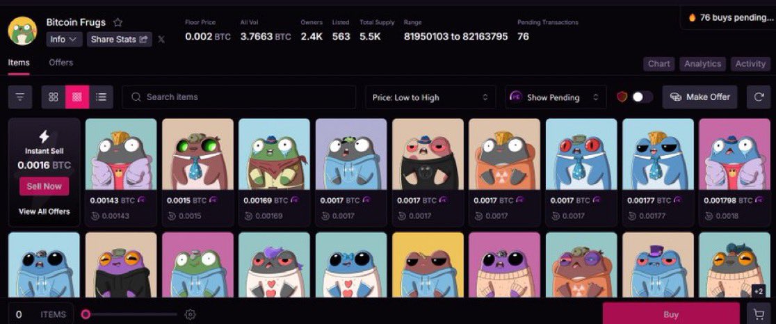 I bet y'all thought I was joking when I said today, we labalabala😂

Another win for Ordinal Degenz family❤️

Clean 10x from mint.

Congrats to the mintooors and secondary buyers.

Whoever is sweeping on secondary, send it so much higher!

<a href="/OrdinalDegenz/">Ordinal Degenz</a> 
<a href="/btcfrugs/">Bitcoin Frugs</a>