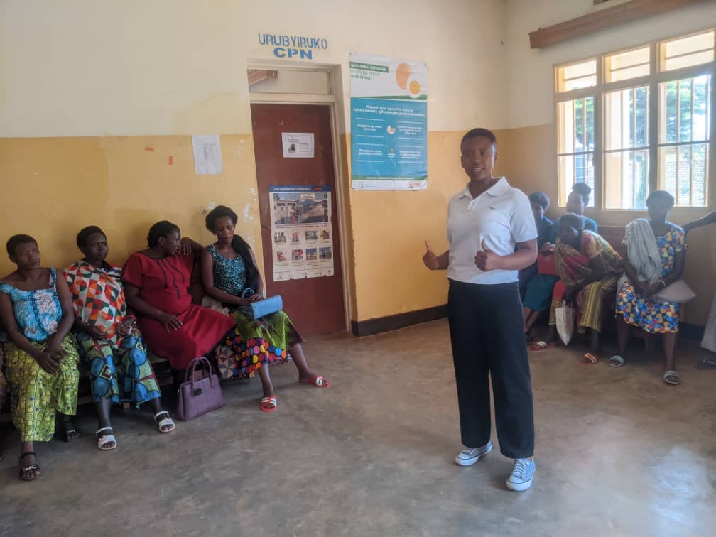 During community outreach conducted Today at Rango health center, @Coordinator of everyone count program of RMSA, Educated pregnant mothers about overall newborn care especially how to breastfeed baby, and importance of breastfeeding baby.