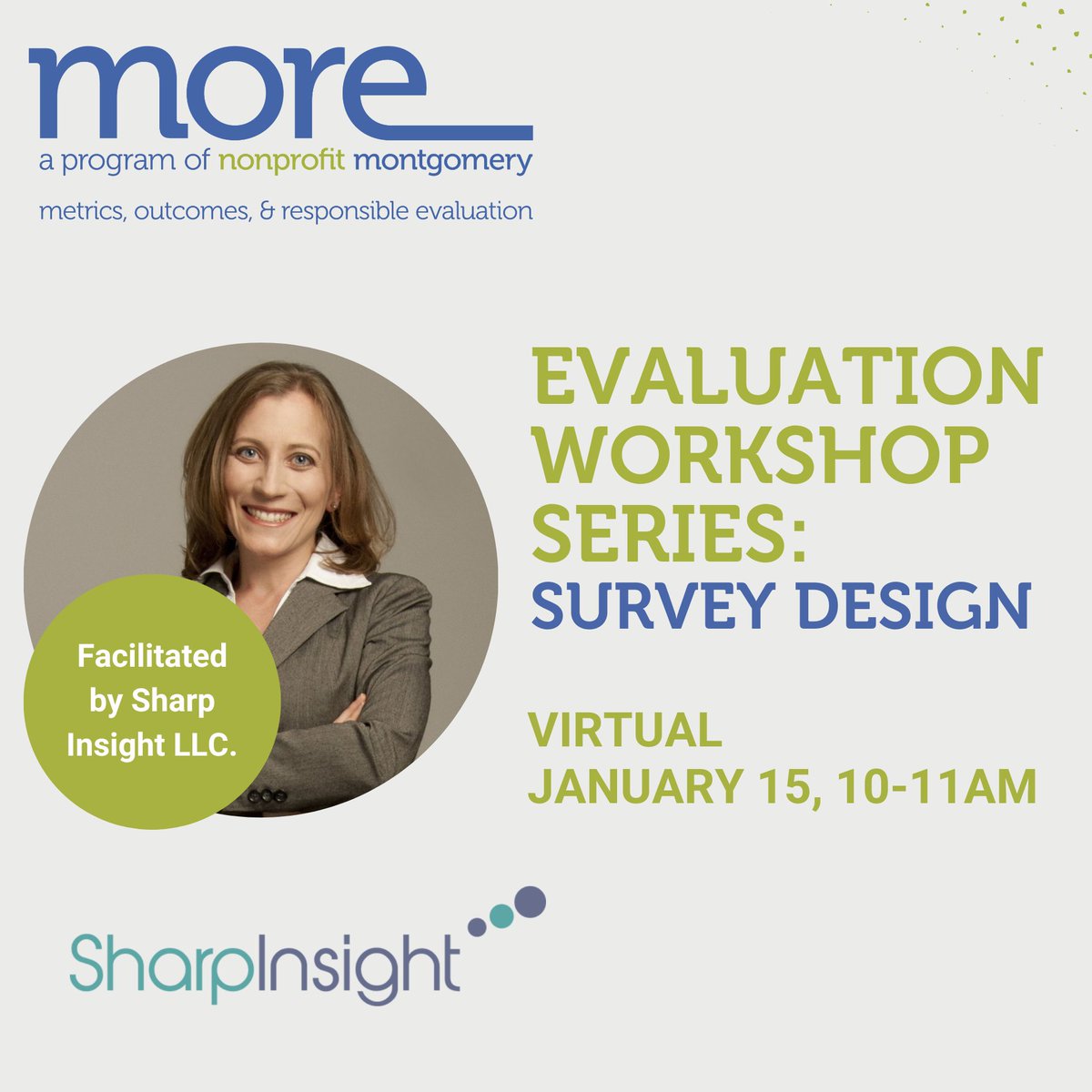 Creating a great survey doesn't have to be overwhelming! 🎯 Join us on Jan 15, 10-11 AM (virtual) to learn survey essentials + explore @SharpInsight's survey design template. Simplify the process &amp; stay focused on your goals! 
Register: bit.ly/SharpSurveyDes… #NonprofitTools