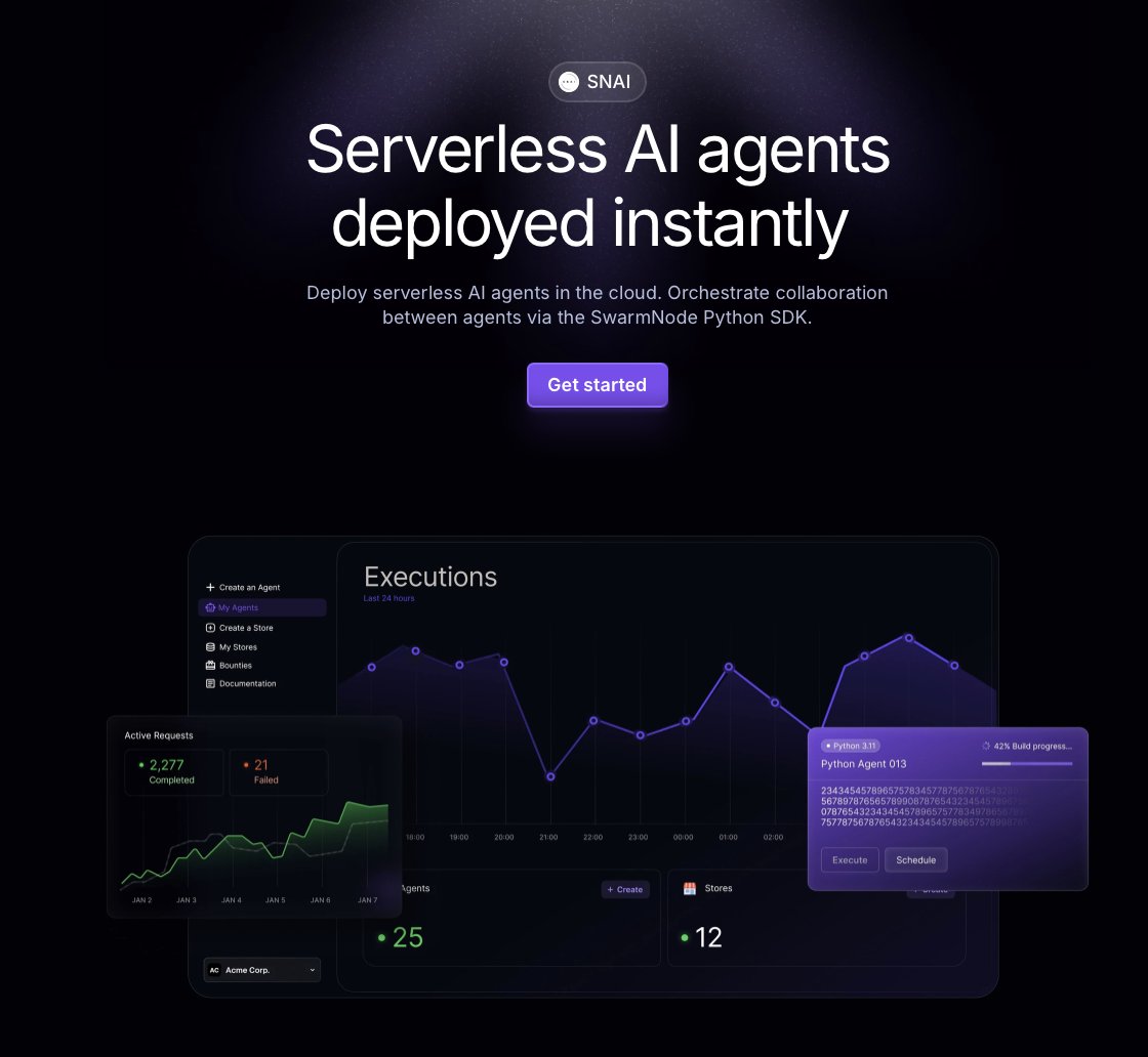 pesosx's tweet image. $SNAI repricing is imminent
Here are updates from the last 7 days

- Updated website design
- Dev completed agent marketplace with bounties + templates
- 2689 user, 890 agents, 57,500 executions
- 10x improvement in agent build time
- 27,300 holders and growing
- Top 4 in trading…