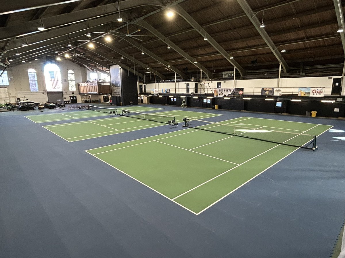 CU Sports Turf (@cubuffsturf) on Twitter photo Busy week to the new year on campus! <a href="/CUBuffsTennis/">Colorado Buffaloes Tennis</a> has moved into balch field house to prep for their season and <a href="/CUBuffsTrack/">Colorado Buffaloes Track & XC</a> begins their spring season this weekend. Was a long week but the crew crushed it as always Busy week to the new year on campus! <a href="/CUBuffsTennis/">Colorado Buffaloes Tennis</a> has moved into balch field house to prep for their season and <a href="/CUBuffsTrack/">Colorado Buffaloes Track & XC</a> begins their spring season this weekend. Was a long week but the crew crushed it as always