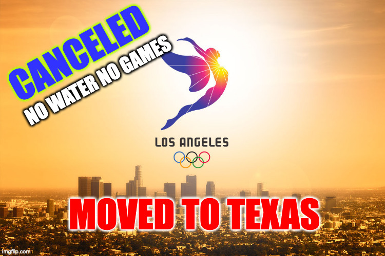entangledweb's tweet image. CANCEL:  the 2028 Summer Olympics in L.A.