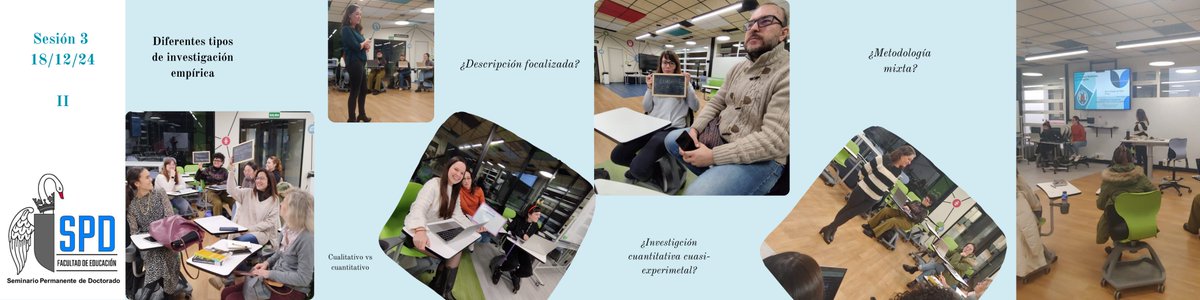 Sesión 3 del #SPDE: exploramos los tipos de investigación empírica con un quiz colaborativo. ❓🧠

Una experiencia para reflexionar, debatir y aprender en equipo, combinando diversión y conocimiento. 
¡Gracias a todas por participar! 🤝
#Educación #Doctorado #Investigación #spde