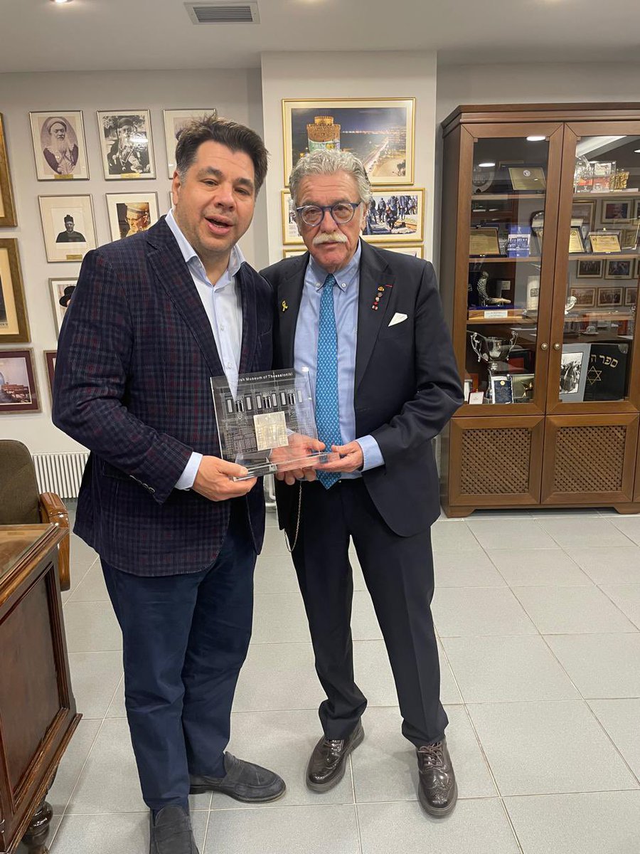 It’s always an honor to spend time with David Saltiel and the Jewish Community of Thessaloniki. We discussed next steps for the Holocaust Museum and the transformation of Eleftherias Square into a space of remembrance and reflection. Together we’re preserving history and honoring