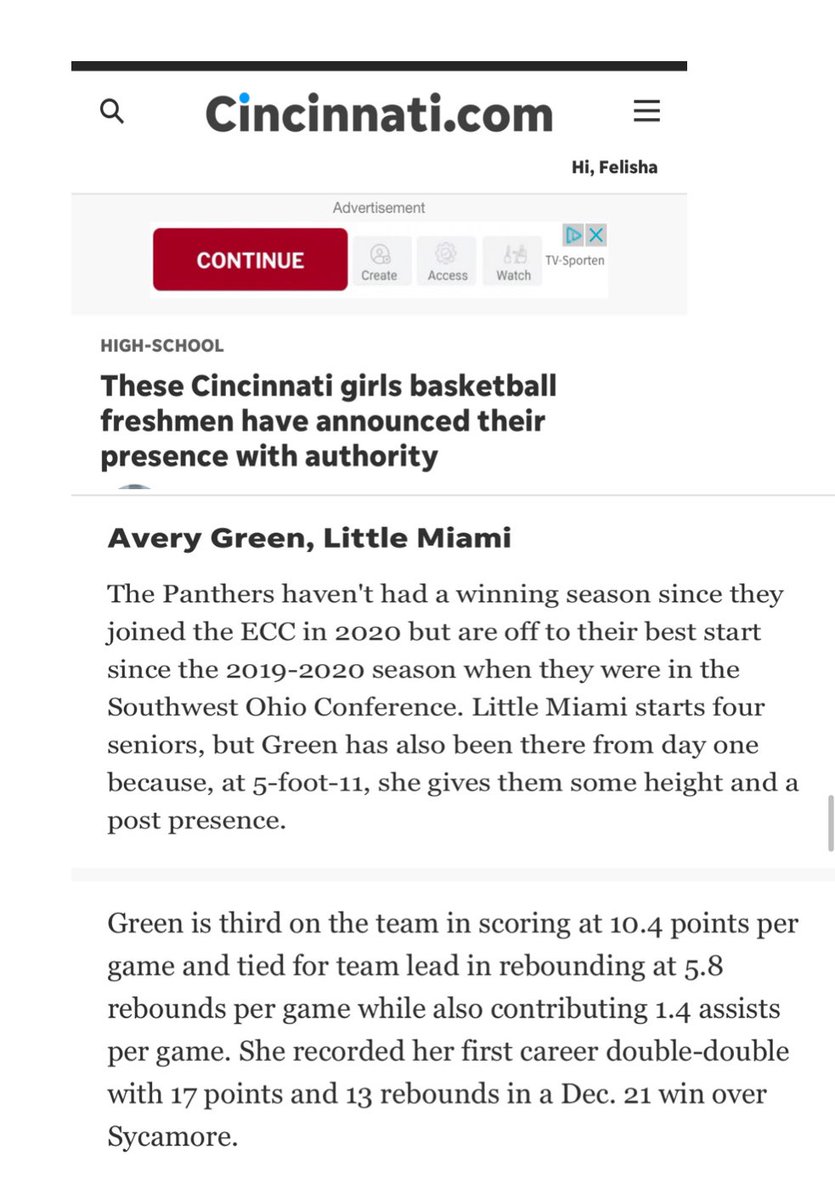 Little Miami Girls Basketball (@lm_girls_bkball) on Twitter photo Not surprised to see our freshman on the list! This kid does things the right way! She’s a joy to coach & really just loves the game! Excited to see her continued growth & all that she will achieve! Great job <a href="/AveryGreen_28/">Avery Green</a> Not surprised to see our freshman on the list! This kid does things the right way! She’s a joy to coach & really just loves the game! Excited to see her continued growth & all that she will achieve! Great job <a href="/AveryGreen_28/">Avery Green</a>