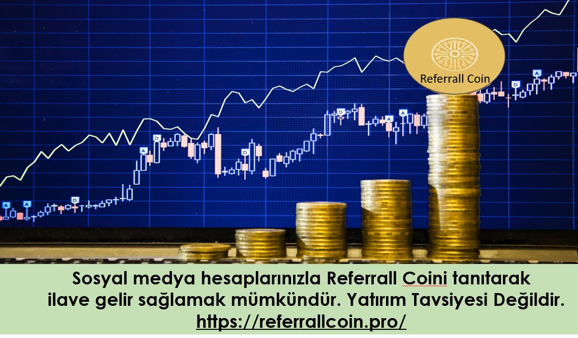 Bitcoinin Piyasa Değerini Geride Bırakmayı hedefleyen Referrall Coin ile Sosyal Medyada  Ek Gelir Kazanabilirsiniz. YTD. referrallcoin.pro