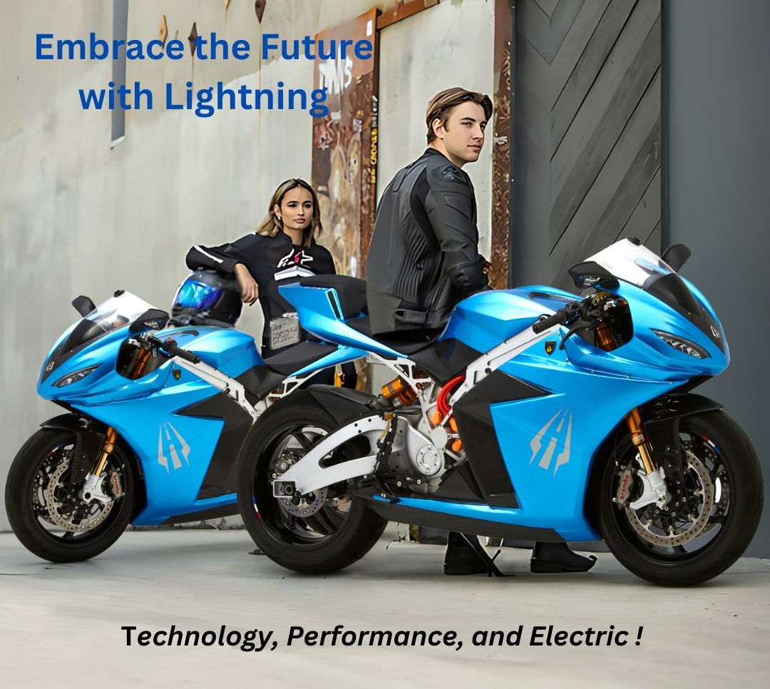 Embracing the Future is about making sustainable choices that don't compromise excitement, and Lightning Motorcycles offer just that.

Lightning's motorcycles pack a powerful punch with instant torque and acceleration, all while being kinder to our planet.

Book test ride today!
