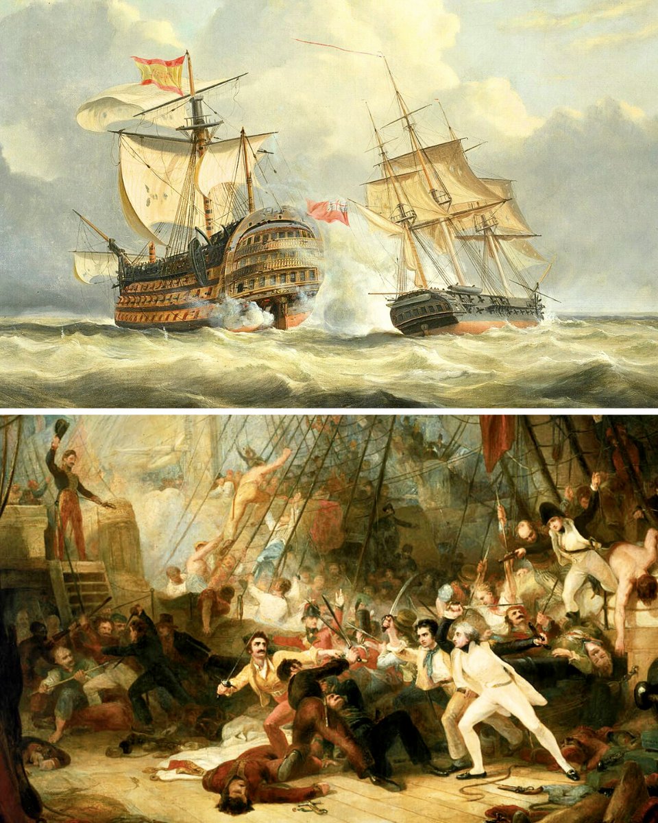 PropositoyVida's tweet image. Hace 228 años, los británicos y los españoles se enfrentaron en una de las batallas navales más increíbles de la historia.

El enfrentamiento épico cambió el curso de la historia y dio origen al mayor héroe británico del último milenio.

Todo comenzó desobedeciendo órdenes... 🧵