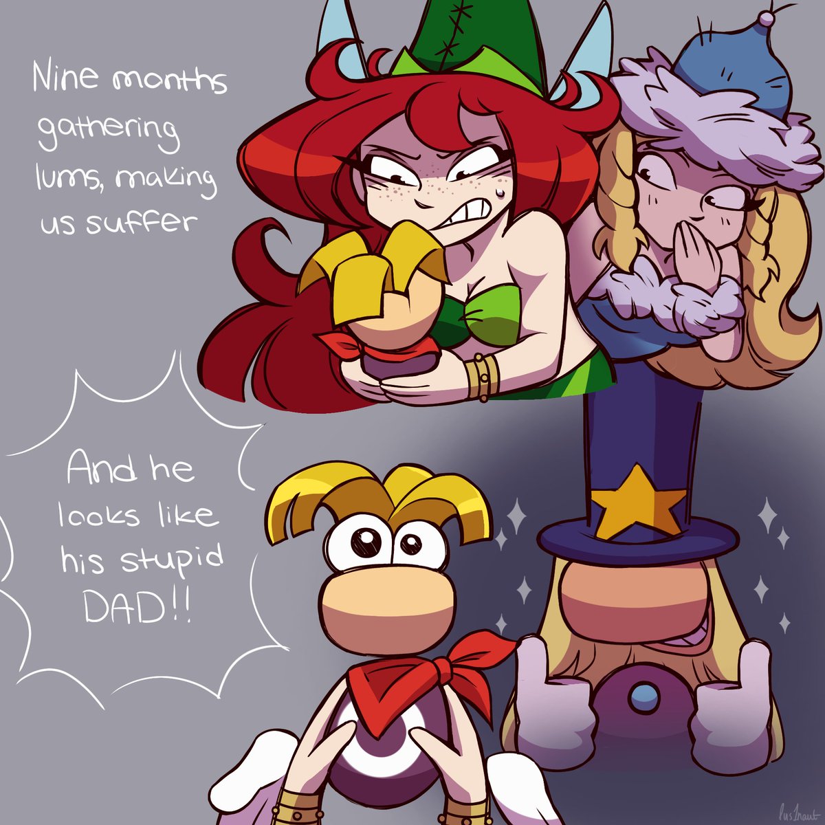 He's a mirage because he got retconned 💔

#Rayman