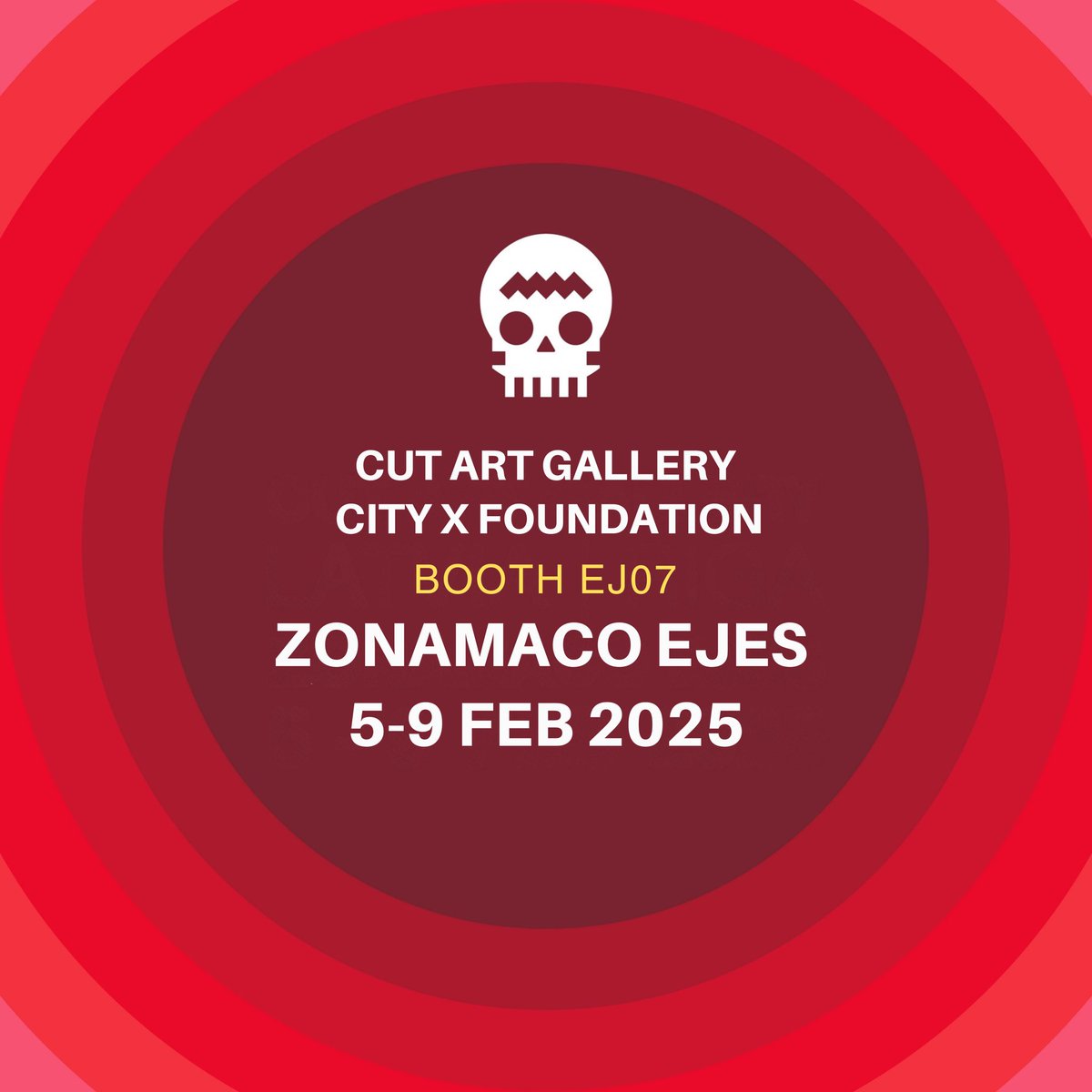Cityxfoundation's tweet photo. We’re headed to @ZonaMaco 2025 with Cut Art Gallery! 🚀 Save the date: Feb 5-9. Stay tuned as we reveal the artist we’re showcasing! 🎨 #ZonaMaco2025 #ArtNews https://t.co/RClF5xrHTq