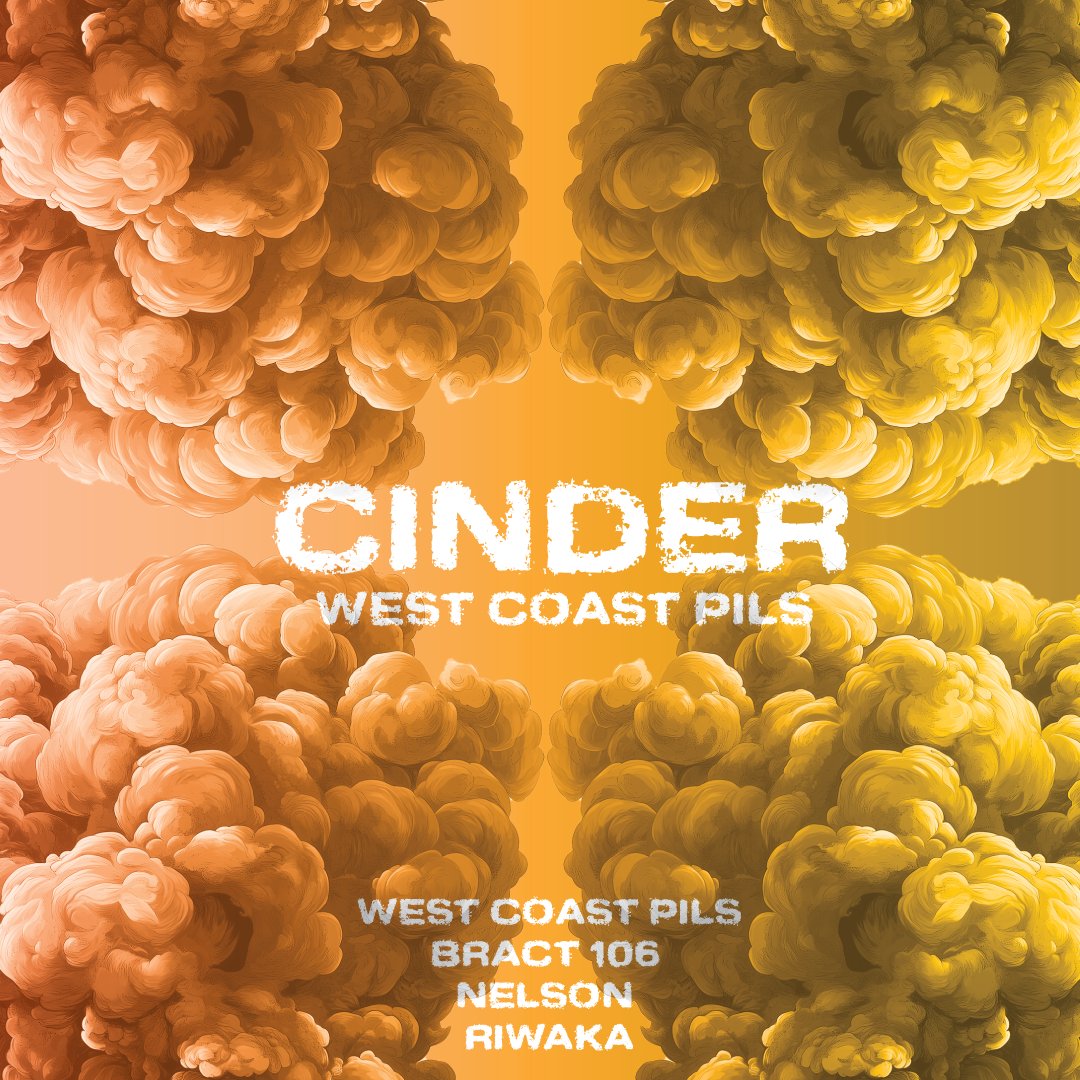 Beat back reality with a flurry of fresh to deathness

Hazed and Contused -  Hazy IPA: Vic Secret + Strata + Simcoe Cryo.

Butchery - West Coast IPA: Mosaic + Nectaron + Columbus Cryo Hops.

Cinder - West Coast Pilsner: Bract 106, Nelson, Riwaka.