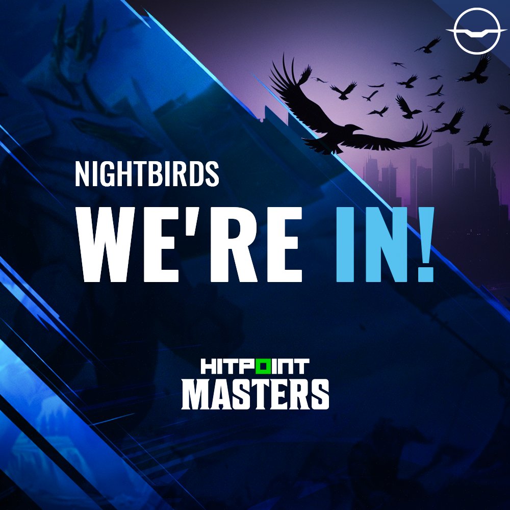 Nightbirds (@nightbirds_lol) on Twitter photo Nightbirds are taking their first esports challenge by entering the League of Legends scene and competing in HITPOINT Masters! Weโre excited for the upcoming battles and hope to earn a place in the hearts of fans. We're starting a new chapter โ join us in writing it! #TakeTheLeap Nightbirds are taking their first esports challenge by entering the League of Legends scene and competing in HITPOINT Masters! Weโre excited for the upcoming battles and hope to earn a place in the hearts of fans. We're starting a new chapter โ join us in writing it! #TakeTheLeap