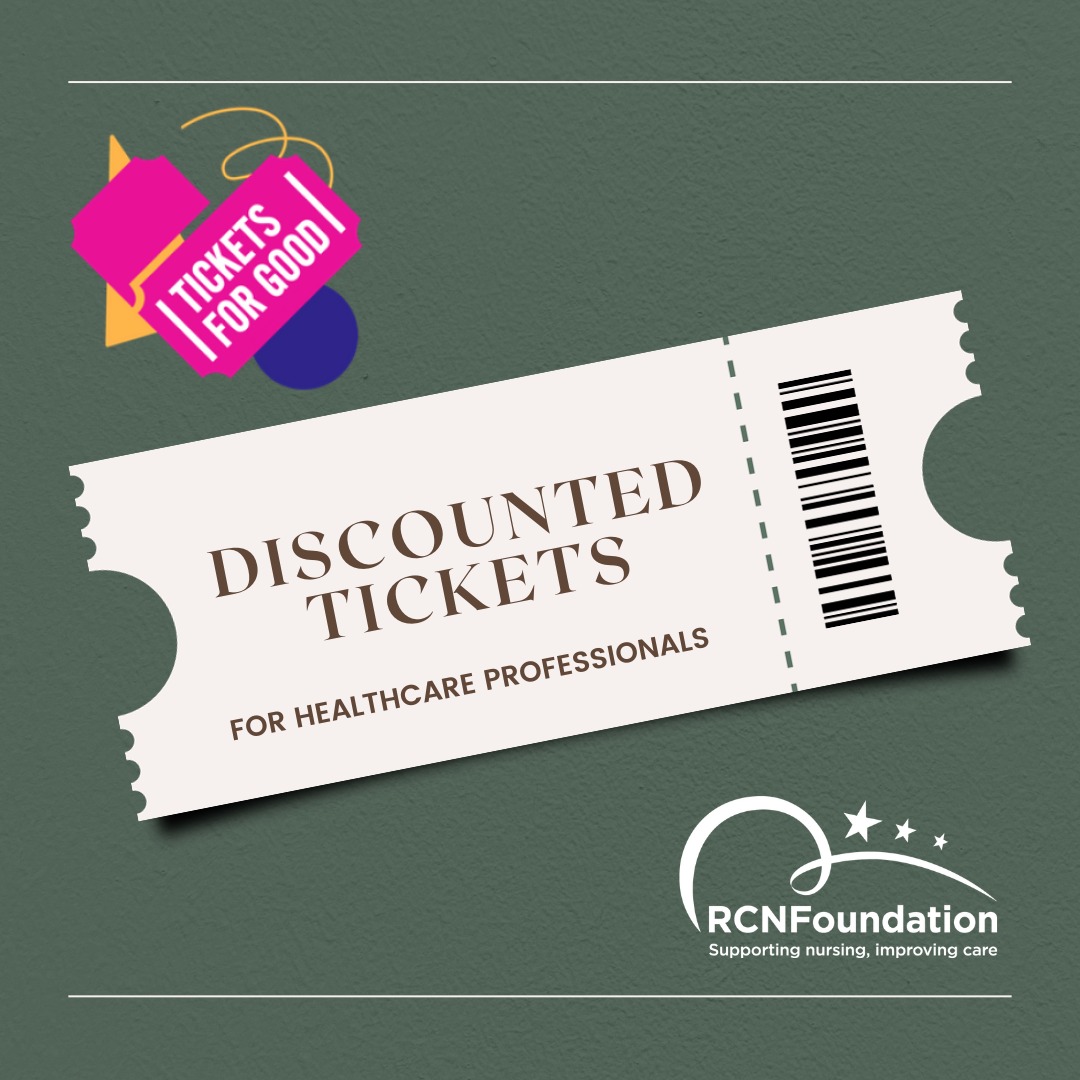 RCN Foundation (@rcnfoundation) on Twitter photo Looking for something fun to get you through the January slump? Look no further...
We’ve partnered with <a href="/TicketsForGood/">Tickets for Good</a> to bring nurses, midwives & HCSW free and discounted tickets to live events across the UK!
Sign up and discover what's on near you 👇
bit.ly/47nd8pg Looking for something fun to get you through the January slump? Look no further...
We’ve partnered with <a href="/TicketsForGood/">Tickets for Good</a> to bring nurses, midwives & HCSW free and discounted tickets to live events across the UK!
Sign up and discover what's on near you 👇
bit.ly/47nd8pg