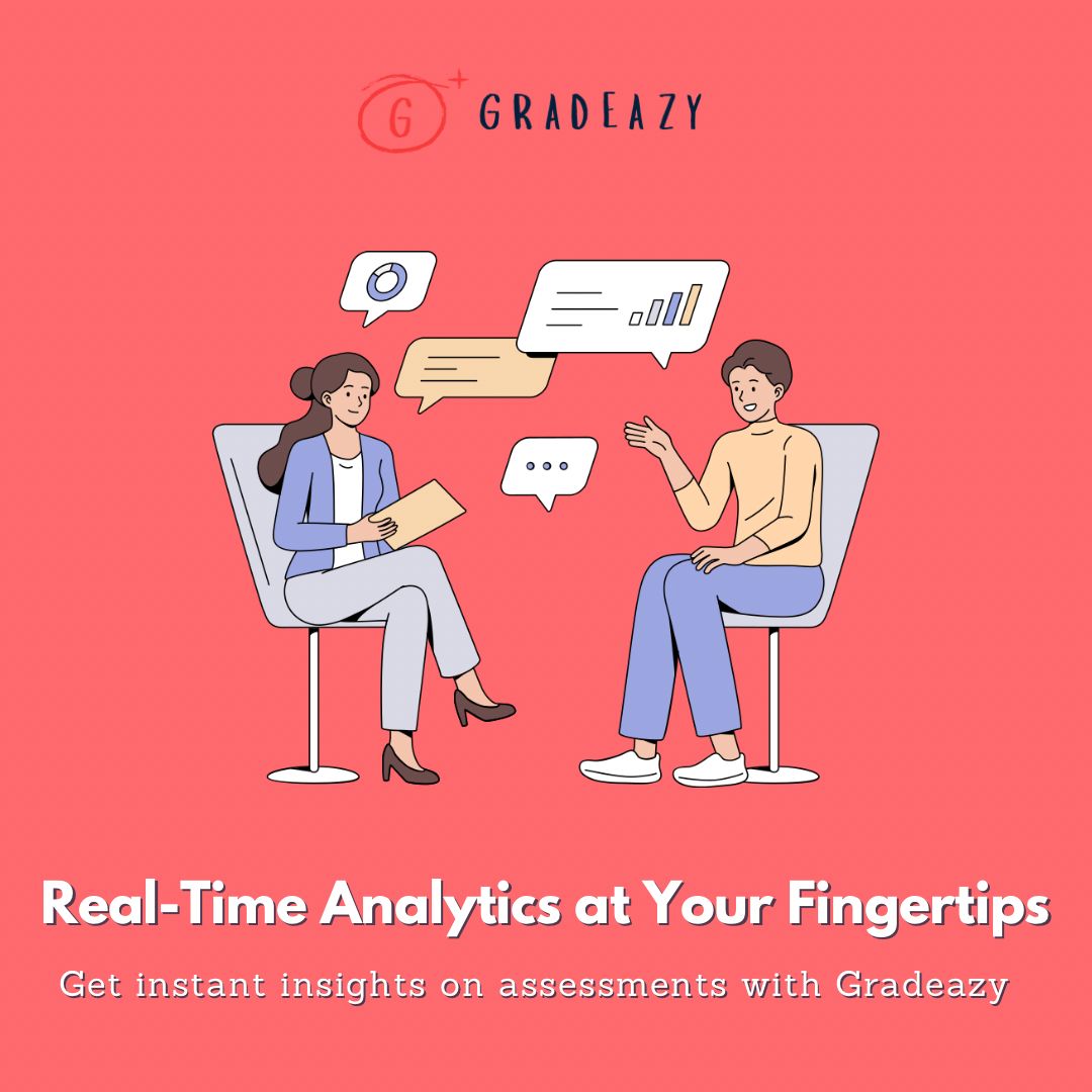 gradeazy's tweet image. Make smarter decisions faster with detailed analytics and reports.

Book your Demo: gradeazy.com

#Gradeazy #AssessmentAnalytics #SmartDecisions #DataDrivenInsights #EfficientAssessment #EdTechSolutions