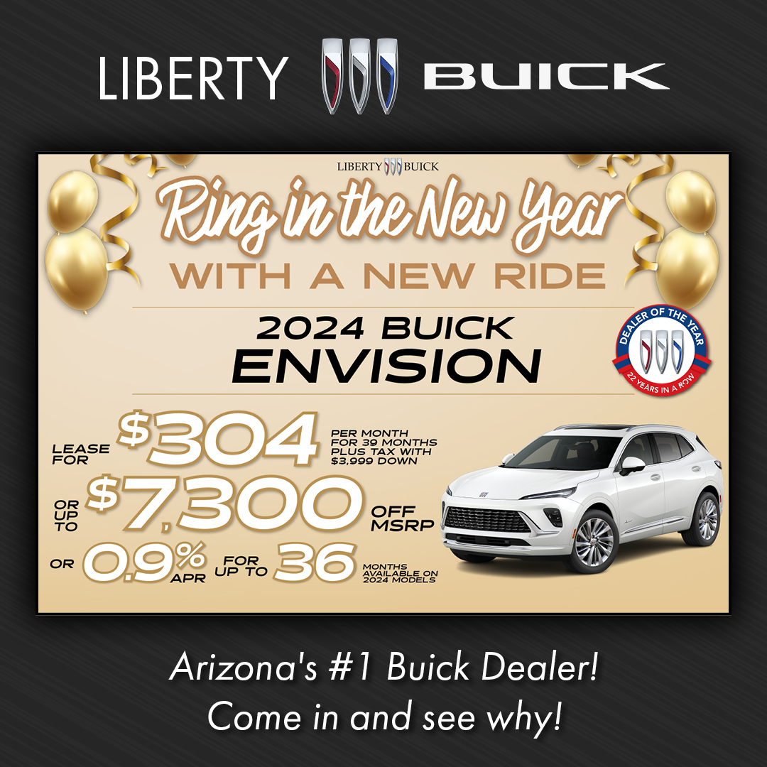 Sleek and Sophisticated: 2024 Buick Envision! Lease for $304/mo for 39 mos with $3,090 down or save up to $7,300 off MSRP! 🚙🌟 Drive luxury into the New Year! 

Shop For Yours at 👉 p1.tt/40nGsLo

#2024BuickEnvision #EnvisionStyle #BuickLuxury