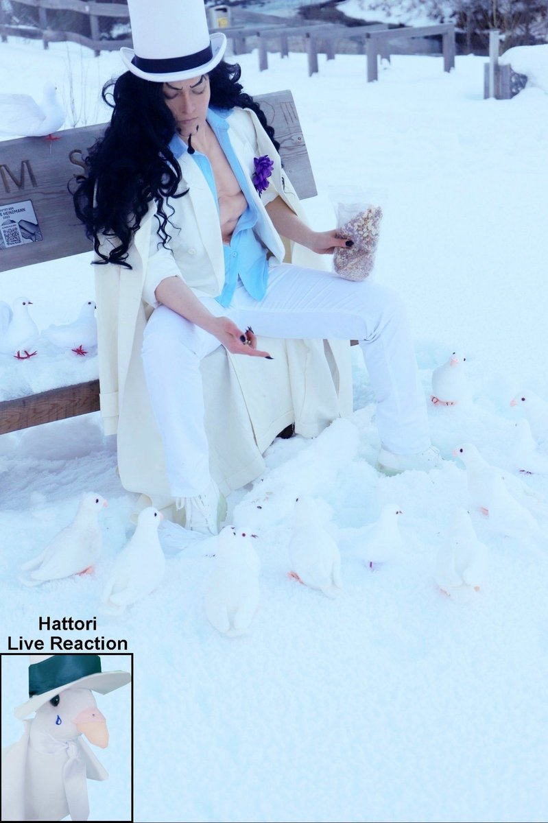 lokuro's tweet image. Cold-blooded Lucci of winter island's winter and birds🤍Temporarily back to tell y'all to join BSKY (same username 4me)
P.S. Hattori is a certified governmental agent and gets salary, don't be deceived by his tears (he got some unsanctioned treats afterward)
#RobLucci #ONEPIECE