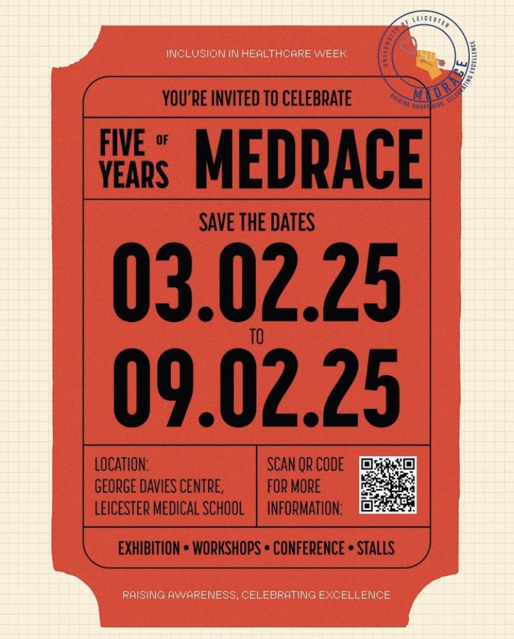 uol_medrace (@uol_medrace) on Twitter photo Join us as we celebrate 5 years of MedRACE <a href="/LeMedSchool/">Leicester Medical School</a> <a href="/uniofleicester/">University of Leicester</a> tinyurl.com/MedRACERegiste… Join us as we celebrate 5 years of MedRACE <a href="/LeMedSchool/">Leicester Medical School</a> <a href="/uniofleicester/">University of Leicester</a> tinyurl.com/MedRACERegiste…