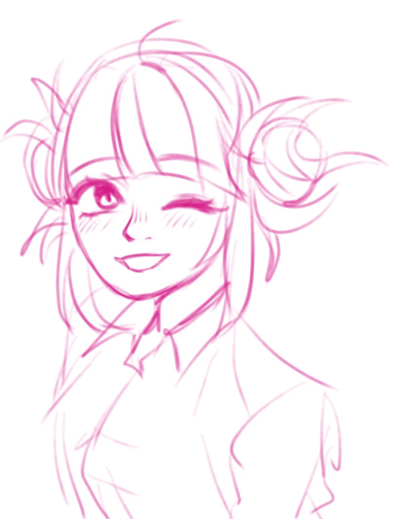 sukoetsu's tweet photo. himiko sketch 

#mha https://t.co/2MEtQREYh5