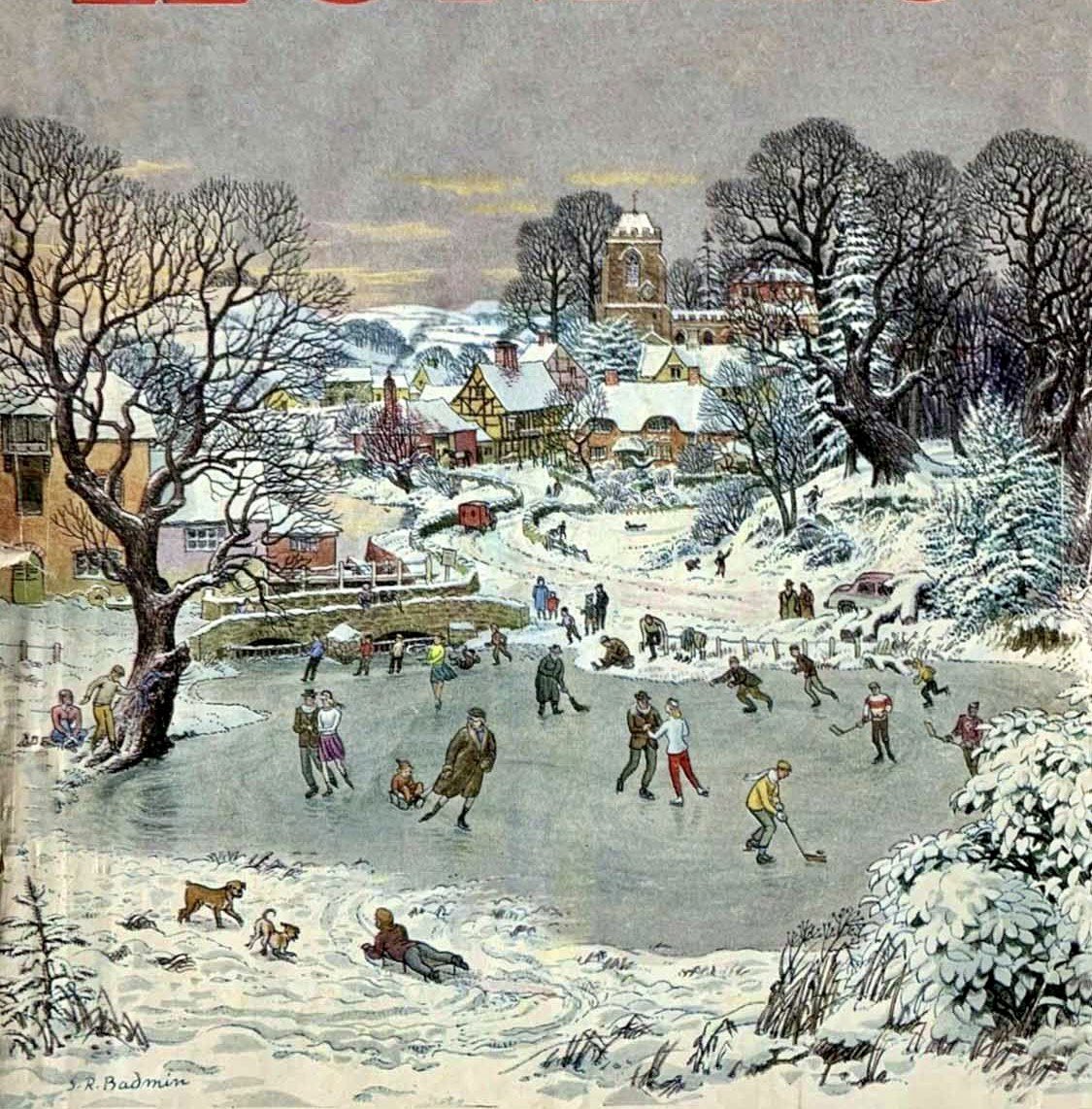 Other work of the Ladybird artists
Skating on a Winter Afternoon 

(Homes and Gardens, 1962)