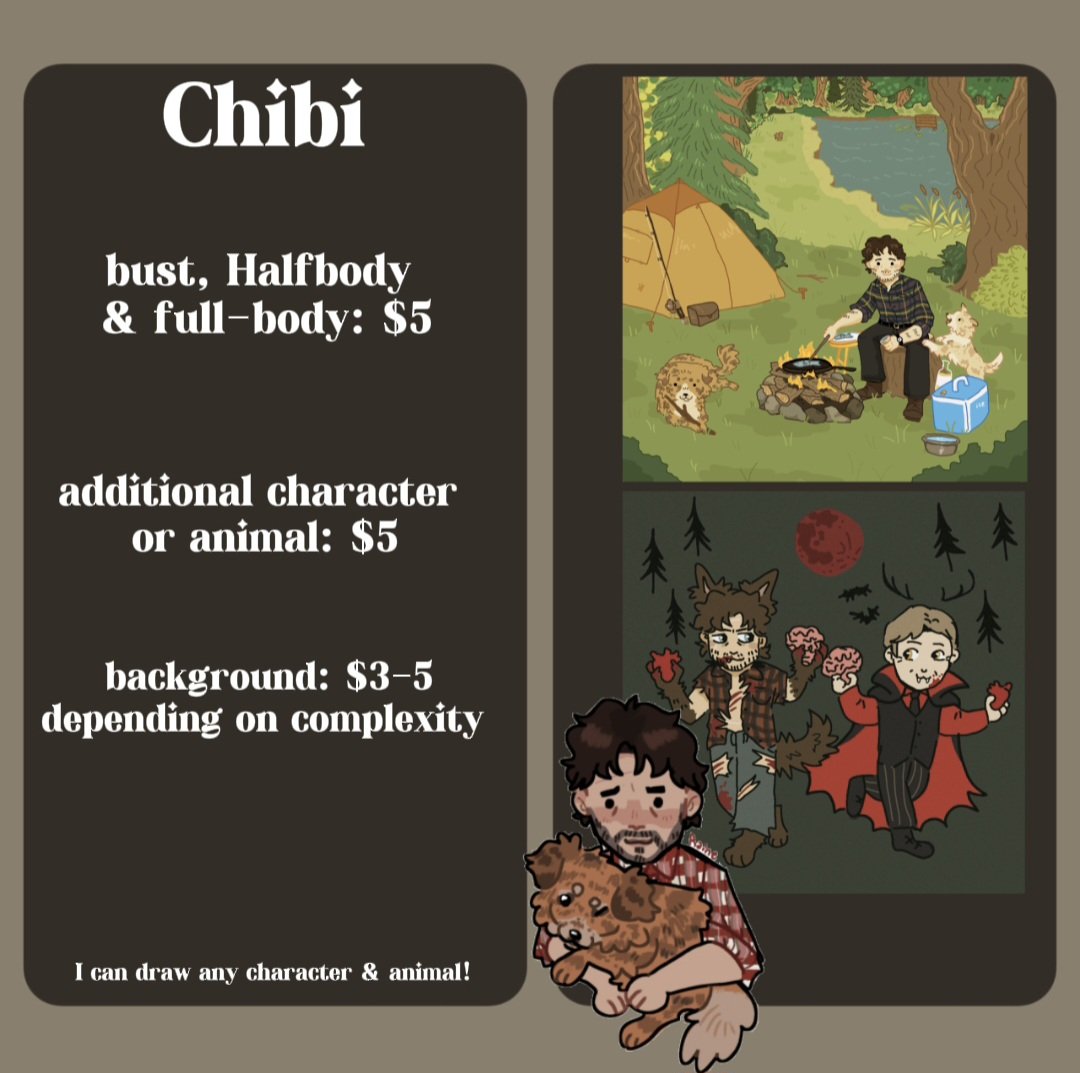 Autumnsfolklore's tweet image. C0mms are open! 🍂
- dm if interested!
-PayPal is the payment method
-if you have any questions you can dm me or comment them!
- Furry art pricing &
more examples below!