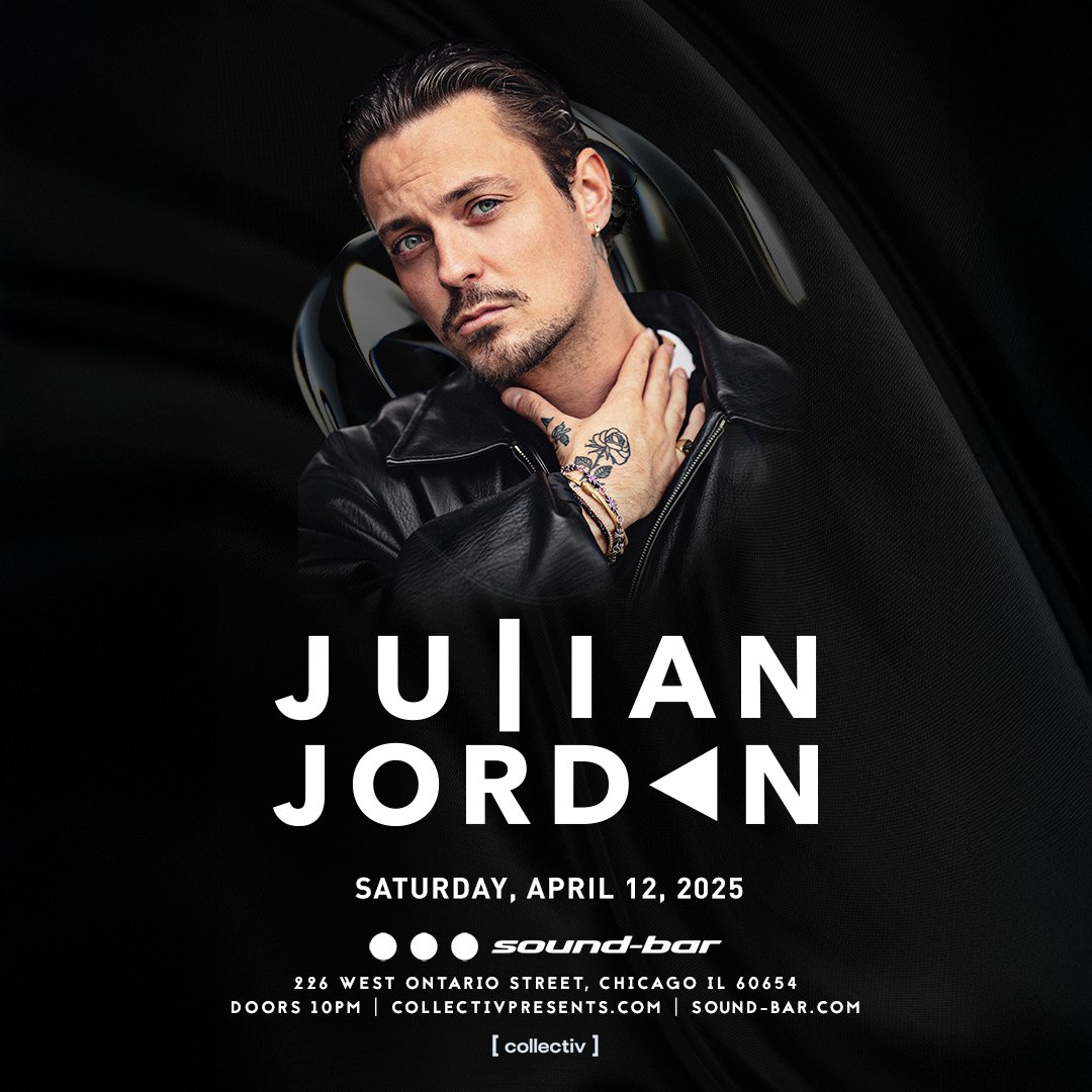collectivpresents (@collectivprsnts) on Twitter photo WE'RE NEVER STOPPIN 🔊 <a href="/JulianJordan/">JULIAN JORDAN</a> is coming to Chicago on April 12th! 🔥
🎟: bit.ly/JULIANCHI2025
⏰: On Sale NOW WE'RE NEVER STOPPIN 🔊 <a href="/JulianJordan/">JULIAN JORDAN</a> is coming to Chicago on April 12th! 🔥
🎟: bit.ly/JULIANCHI2025
⏰: On Sale NOW