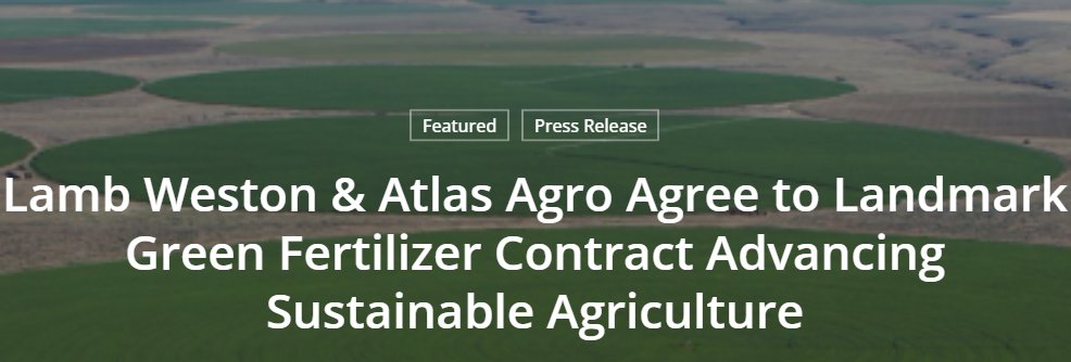 energy_FWD's tweet photo. 🚨 Just 10 days into 2025 and we have yet another groundbreaking agreement announcement!  🚨 

Congratulations to our friends at Lamb Weston and Atlas Agro, two key partners in our community's strategy for a clean energy future. 

https://t.co/mwBltAaOYN https://t.co/Bw8i1e16XC