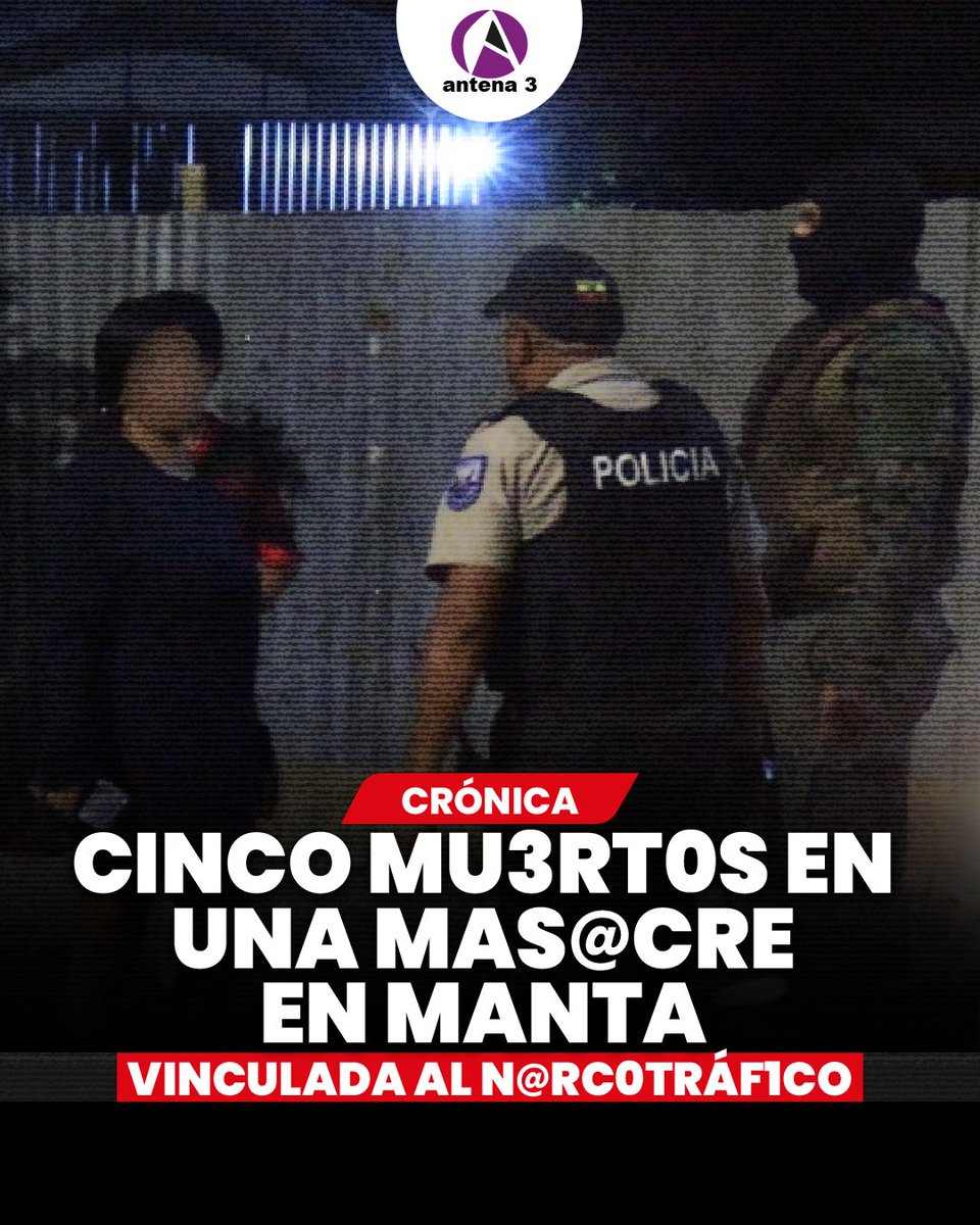 La primera masacre del 2025 en Manabí sacudió a Manta, donde cinco hombres fueron atacados en el barrio Santa Ana. Cuatro de ellos murieron en el lugar y uno más en el hospital. La policía indica que algunas víctimas tenían antecedentes por tráfico de sustancias y armas.