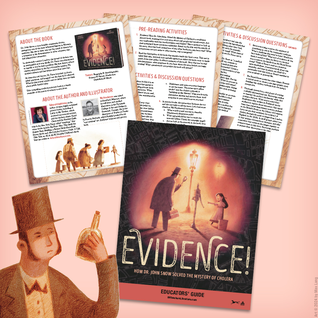 Random House Children's Books Teachers & Librarian (@rhcbeducators) on Twitter photo ⭐"A page-turning medical mystery that makes a compelling case for following the facts." —Kirkus Reviews, starred review
Don't miss our free educators' guide for Evidence! by <a href="/Deborahopkinson/">Deborah Hopkinson</a> 🔎 bit.ly/48AOqDw ⭐"A page-turning medical mystery that makes a compelling case for following the facts." —Kirkus Reviews, starred review
Don't miss our free educators' guide for Evidence! by <a href="/Deborahopkinson/">Deborah Hopkinson</a> 🔎 bit.ly/48AOqDw