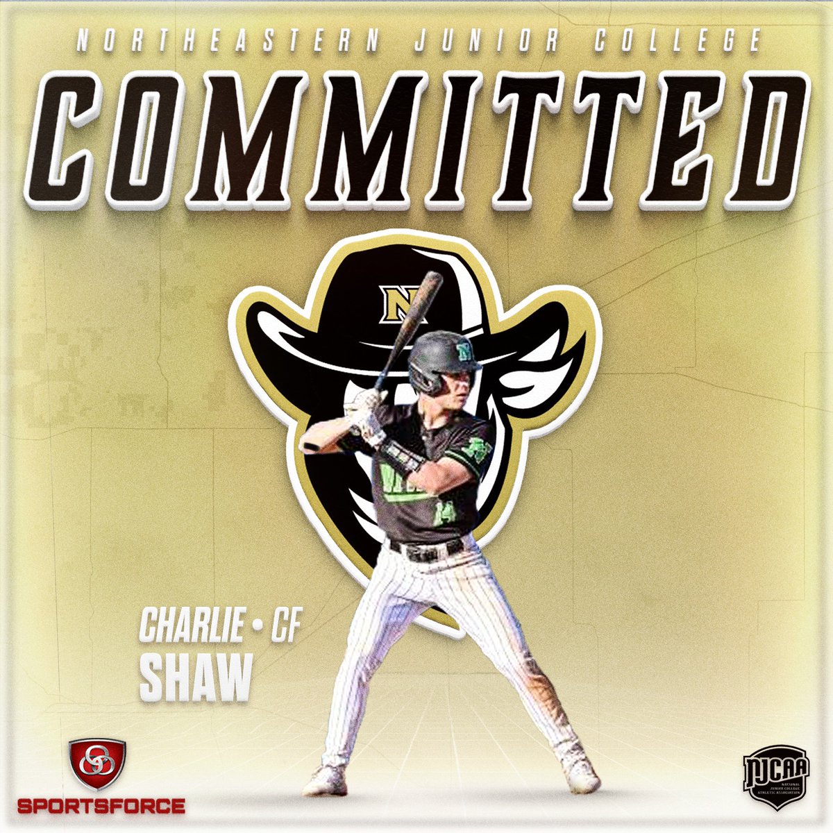 SportsForce Baseball (@sportsforcebb) on Twitter photo Charlie Shaw committed to Northeastern Junior College. Congratulations to you, your family, and all of the coaches who supported you along the way. Well done Charlie! <a href="/Chrlyshaw/">Charlie Shaw</a> <a href="/niwotathletics/">Niwot Athletics</a> <a href="/970Sun/">970 Sun Devils</a> <a href="/calebcox303/">Caleb Cox ๐บ๐ธ</a> <a href="/BsbNortheastern/">NortheasternBSB</a> Charlie Shaw committed to Northeastern Junior College. Congratulations to you, your family, and all of the coaches who supported you along the way. Well done Charlie! <a href="/Chrlyshaw/">Charlie Shaw</a> <a href="/niwotathletics/">Niwot Athletics</a> <a href="/970Sun/">970 Sun Devils</a> <a href="/calebcox303/">Caleb Cox ๐บ๐ธ</a> <a href="/BsbNortheastern/">NortheasternBSB</a>