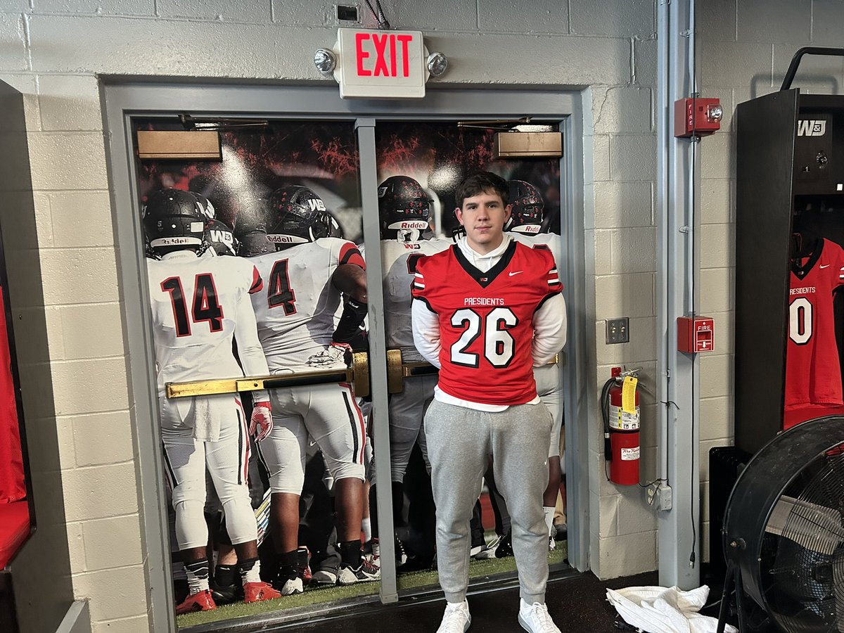 Thank you <a href="/CoachGlosek/">Shawn Glosek</a> and <a href="/Coach_Sirianni/">Coach Mike Sirianni</a> for the great visit and offer to play at the next level! <a href="/wjcollege/">W&J College</a> <a href="/MPVikingFB/">MP Viking Football</a> <a href="/WestmorelandSN/">Westmoreland Sports Network</a>
