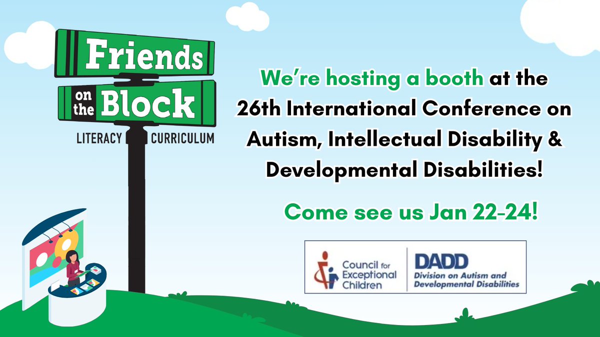 We'll be posting updates here and on our other socials as we get closer to the event!
Get more info about the conference here: daddcec.com/events/26th-in…

Don't forget to like and follow!
#specialeducation #scienceofreading #literacy  #earlyliteracy #developmentaldisability