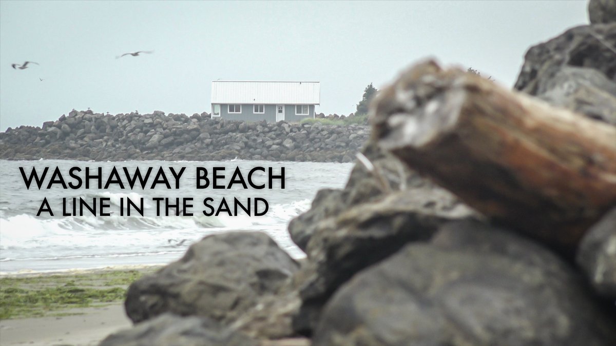 TheImpactTVW's tweet photo. Can North Cove finally kick its nickname? 
After a century marked by sand loss and houses falling into the ocean- a last ditch, grassroots effort to save #WashawayBeach has caught the world's attention. 
 Now Playing: https://t.co/8o4icUPPCT https://t.co/QcZjmcN4Mn