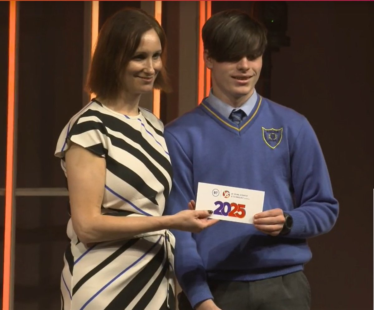 👏 Congratulations to Ronan Hawkins, who won 3rd place in Technology Senior Individual with his project, A Comprehensive Predictive Diagnostic System for Radiology. A fantastic achievement! 🏅📊 #BTYSTE2025 #STEM