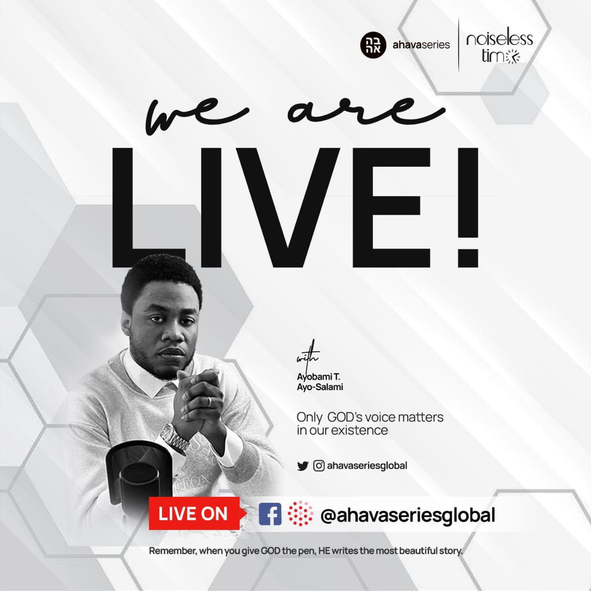 ahavaseries's tweet photo. Do join us live now!
https://t.co/gKBG2Dunjn https://t.co/aNv4QRGpwP