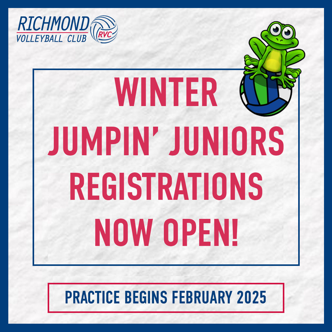 Richmond Volleyball Club (@rvc_net) on Twitter photo ๐๐๐ ๐ข๐ฌ๐ญ๐ซ๐๐ญ๐ข๐จ๐ง๐ฌ ๐๐ซ๐ ๐ฌ๐ญ๐ข๐ฅ๐ฅ ๐จ๐ฉ๐๐ง ๐๐จ๐ซ ๐๐ข๐ง๐ญ๐๐ซ ๐๐ฎ๐ฆ๐ฉ๐ข๐ง' ๐๐ฎ๐ง๐ข๐จ๐ซ๐ฌ ๐๐ง๐ ๐๐ฎ๐ง๐ข๐จ๐ซ ๐๐๐๐ ๐ฎ๐!
Junior League โก๏ธ rvc.net/juniorleague
Jumpin' Juniors โก๏ธ rvc.net/jumpinjuniors ๐๐๐ ๐ข๐ฌ๐ญ๐ซ๐๐ญ๐ข๐จ๐ง๐ฌ ๐๐ซ๐ ๐ฌ๐ญ๐ข๐ฅ๐ฅ ๐จ๐ฉ๐๐ง ๐๐จ๐ซ ๐๐ข๐ง๐ญ๐๐ซ ๐๐ฎ๐ฆ๐ฉ๐ข๐ง' ๐๐ฎ๐ง๐ข๐จ๐ซ๐ฌ ๐๐ง๐ ๐๐ฎ๐ง๐ข๐จ๐ซ ๐๐๐๐ ๐ฎ๐!
Junior League โก๏ธ rvc.net/juniorleague
Jumpin' Juniors โก๏ธ rvc.net/jumpinjuniors