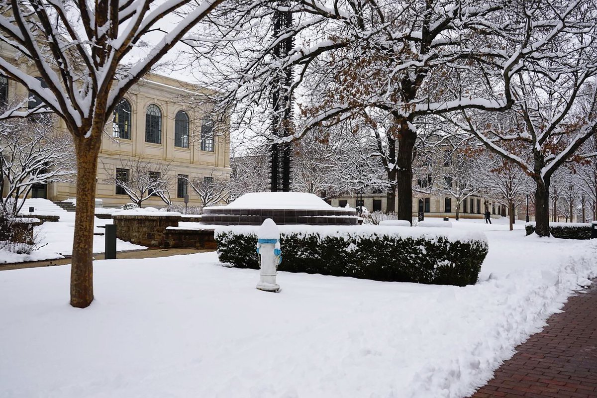 UArkansas's tweet image. Friday snow day