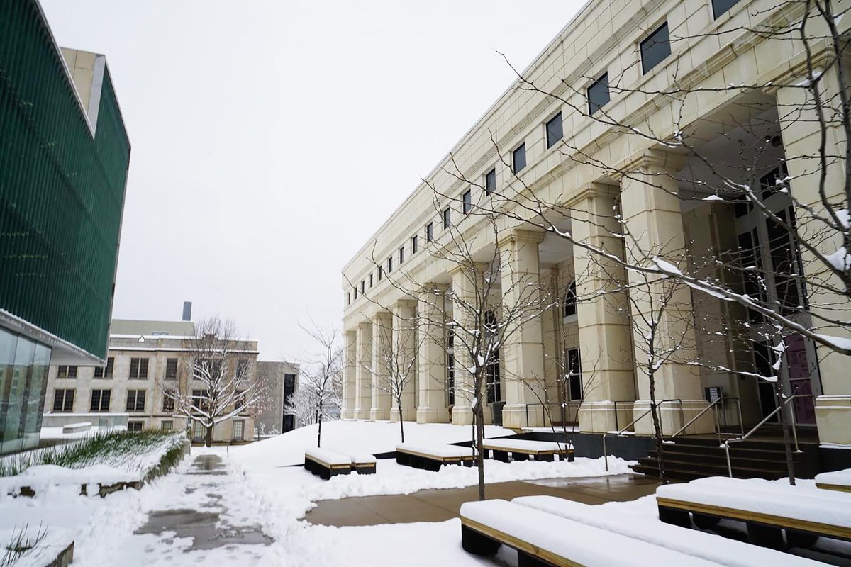 UArkansas's tweet image. Friday snow day