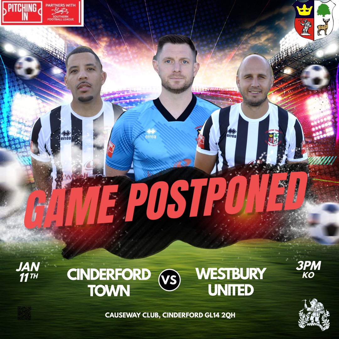 Cinderford_Town's tweet image. Sadly Saturdays game has been postponed due to frozen pitch.

The Causeway Club will still be open from 5:30pm with some great live music and its free entry!

Come along for a great evening of entertainment and support your local club 🍻🎤 

Please share👍

#foresters