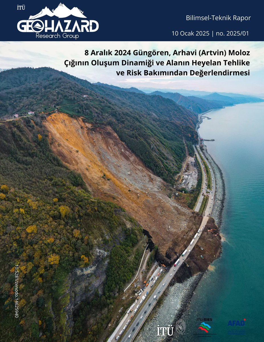 Tolga Gorum (@tolgagorum) on Twitter photo Güngören, Arhavi (08 Aralık 2024) moloz çığına ilişkin <a href="/itu1773en/">Istanbul Technical University</a> & <a href="/AFADBaskanlik/">AFAD</a> <a href="/DepremDairesi/">AFAD Deprem</a> olarak ortak Bilimsel ve Teknik Rapor ve ilgili önerilerimize linkten ulaşabilirsiniz.
zenodo.org/records/146259…
Bu raporda altını çizmek istediğimiz en önemli iki konu:
1. Güngören, Arhavi (08 Aralık 2024) moloz çığına ilişkin <a href="/itu1773en/">Istanbul Technical University</a> & <a href="/AFADBaskanlik/">AFAD</a> <a href="/DepremDairesi/">AFAD Deprem</a> olarak ortak Bilimsel ve Teknik Rapor ve ilgili önerilerimize linkten ulaşabilirsiniz.
zenodo.org/records/146259…
Bu raporda altını çizmek istediğimiz en önemli iki konu:
1.