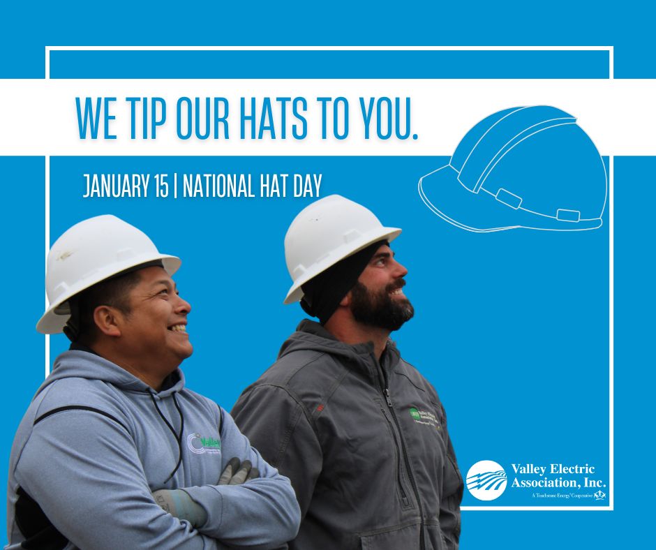 This National Hat Day, we tip our (hard) hats to you! We’re proud to power our local communities. ⚡️👷‍♂️👷‍♂️👷‍♂️⚡️