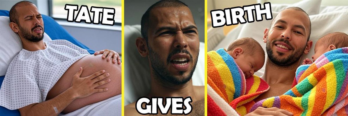 <a href="/MustStopMurad/">Murad 💹🧲</a> I actually think memes of Andrew Tate carrying his non binary twins will be the real winner of 2025. It’s just getting started! $TGB

pump.fun/coin/FMbFq1tTZ…