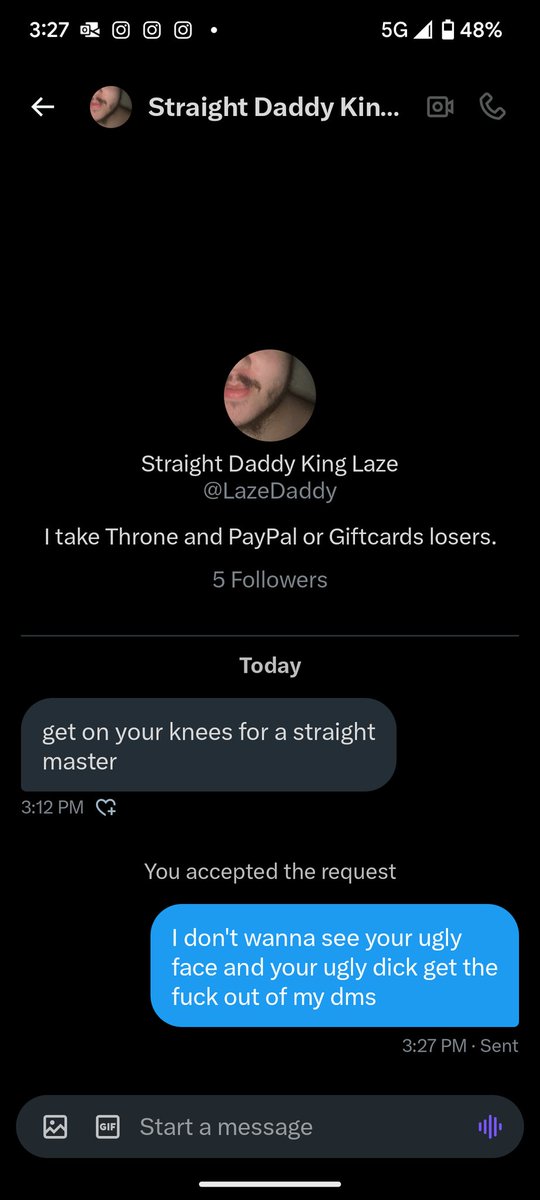 masterbrad_'s tweet photo. Fucking weirdo https://t.co/Wt544miz79